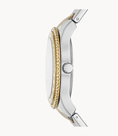 Stella Sport Multifunction Watch, Silver and Gold | FOSSIL