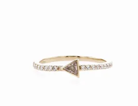 Tangy Triangle Diamond Ring (0.25Ctw)