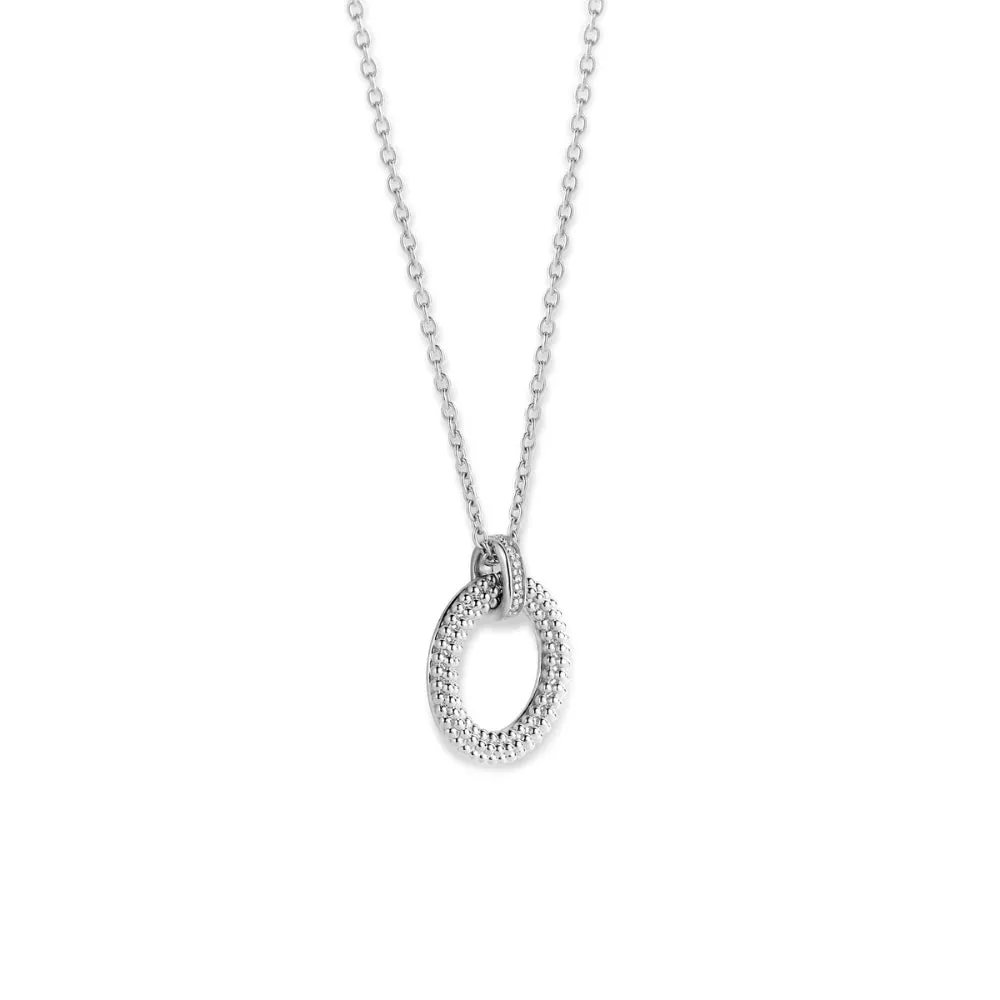 Ti Sento Silver Circle Pendant