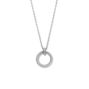 Ti Sento Silver Circle Pendant