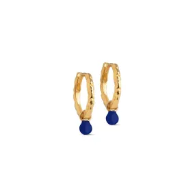 Traces of Enamel Belle Hoop Earrings