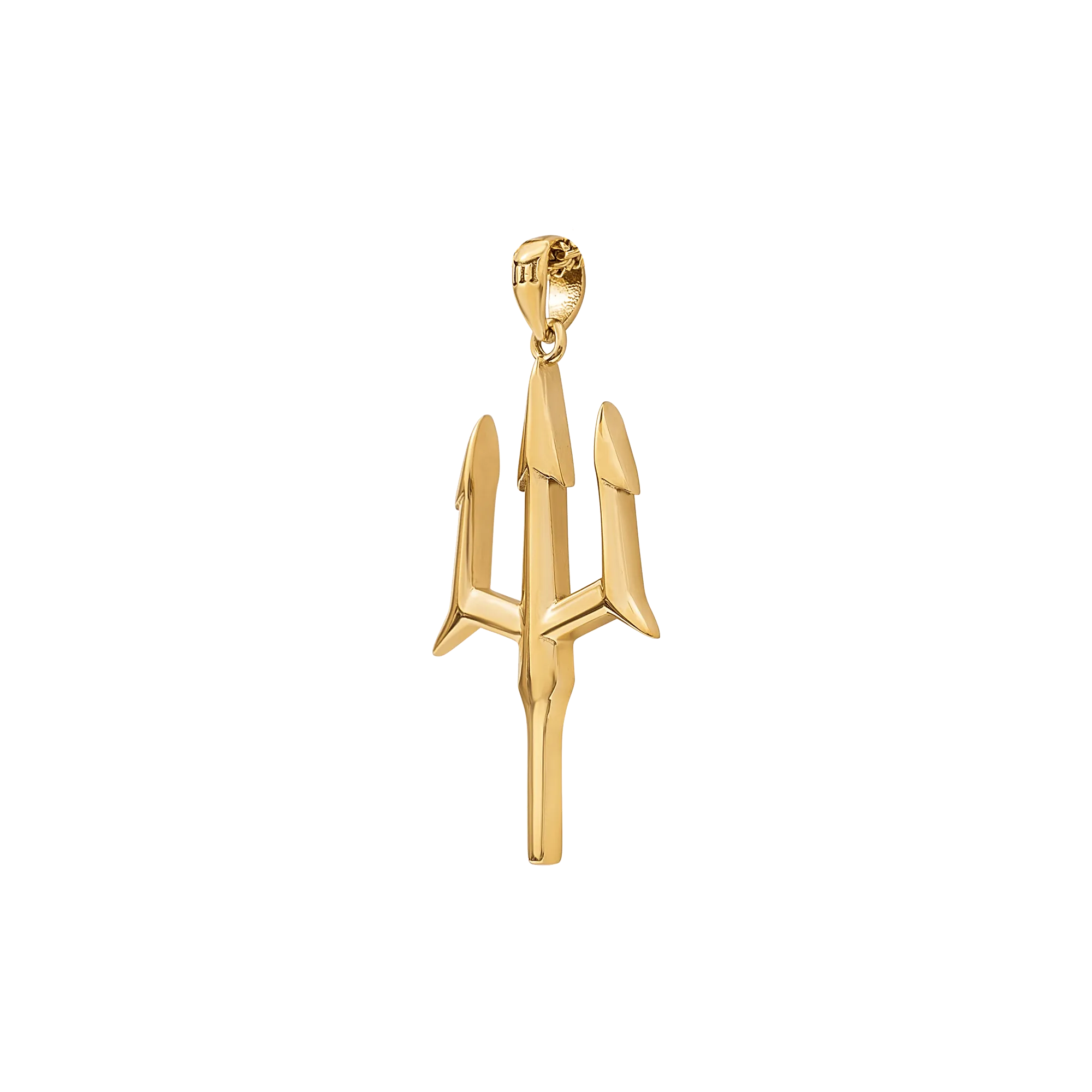 Trident Pendant - Gold