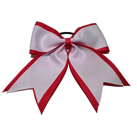 Two-colored hair bow