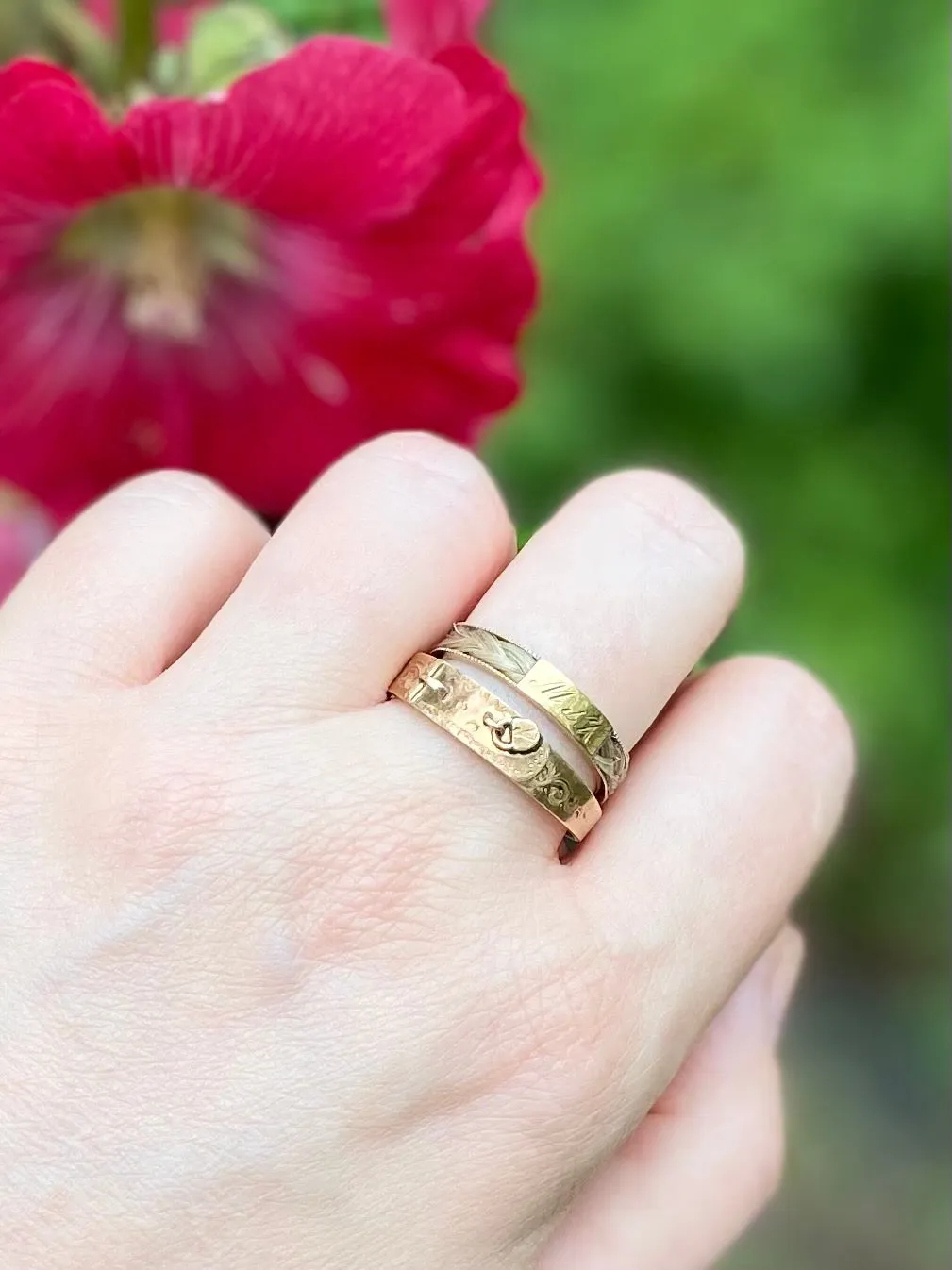 Victorian Gold Mourning Ring