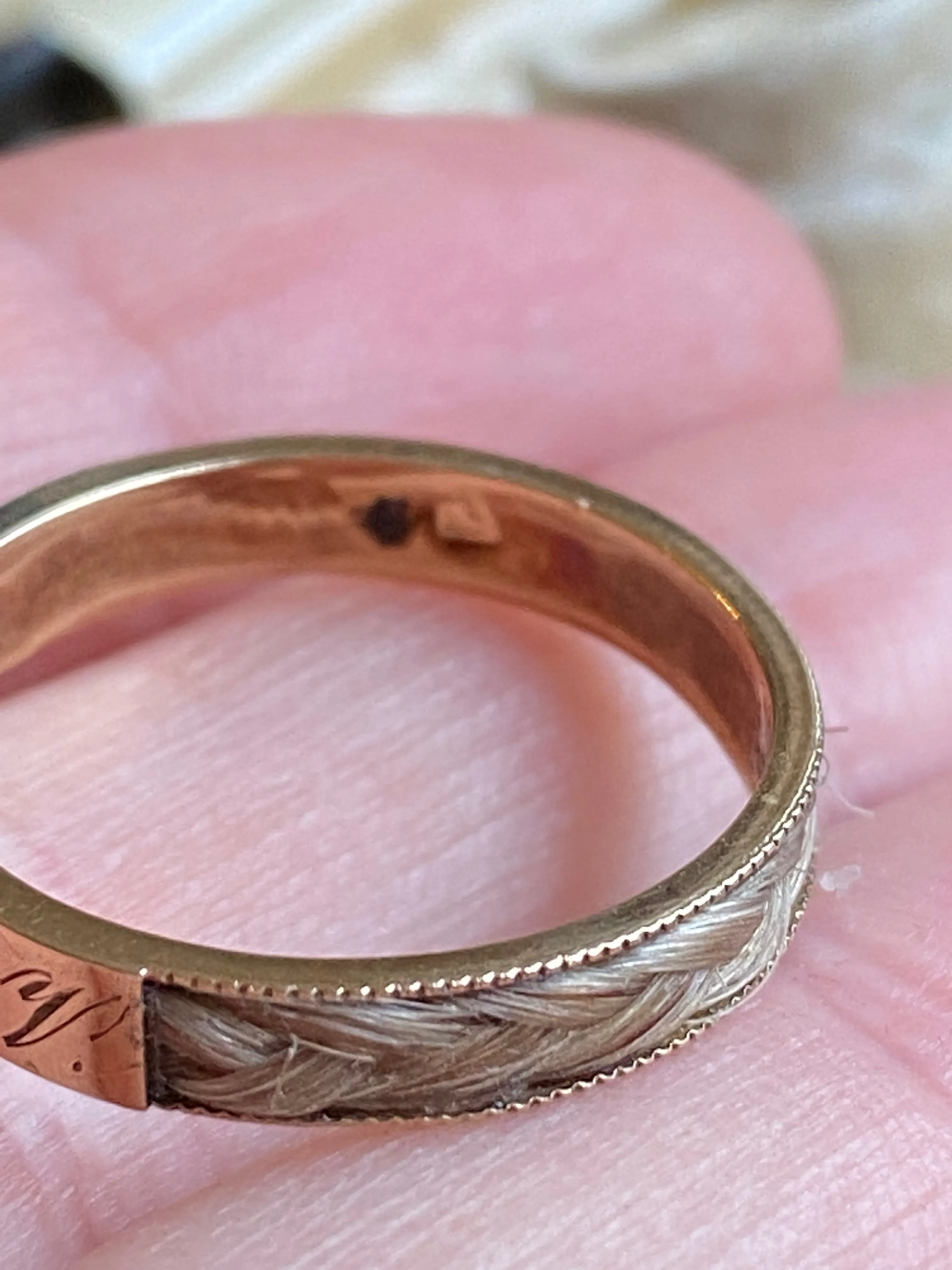 Victorian Gold Mourning Ring