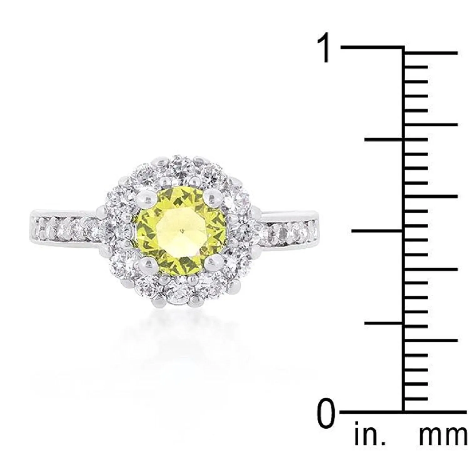 WildKlass Birthstone Engagement Ring in Yellow