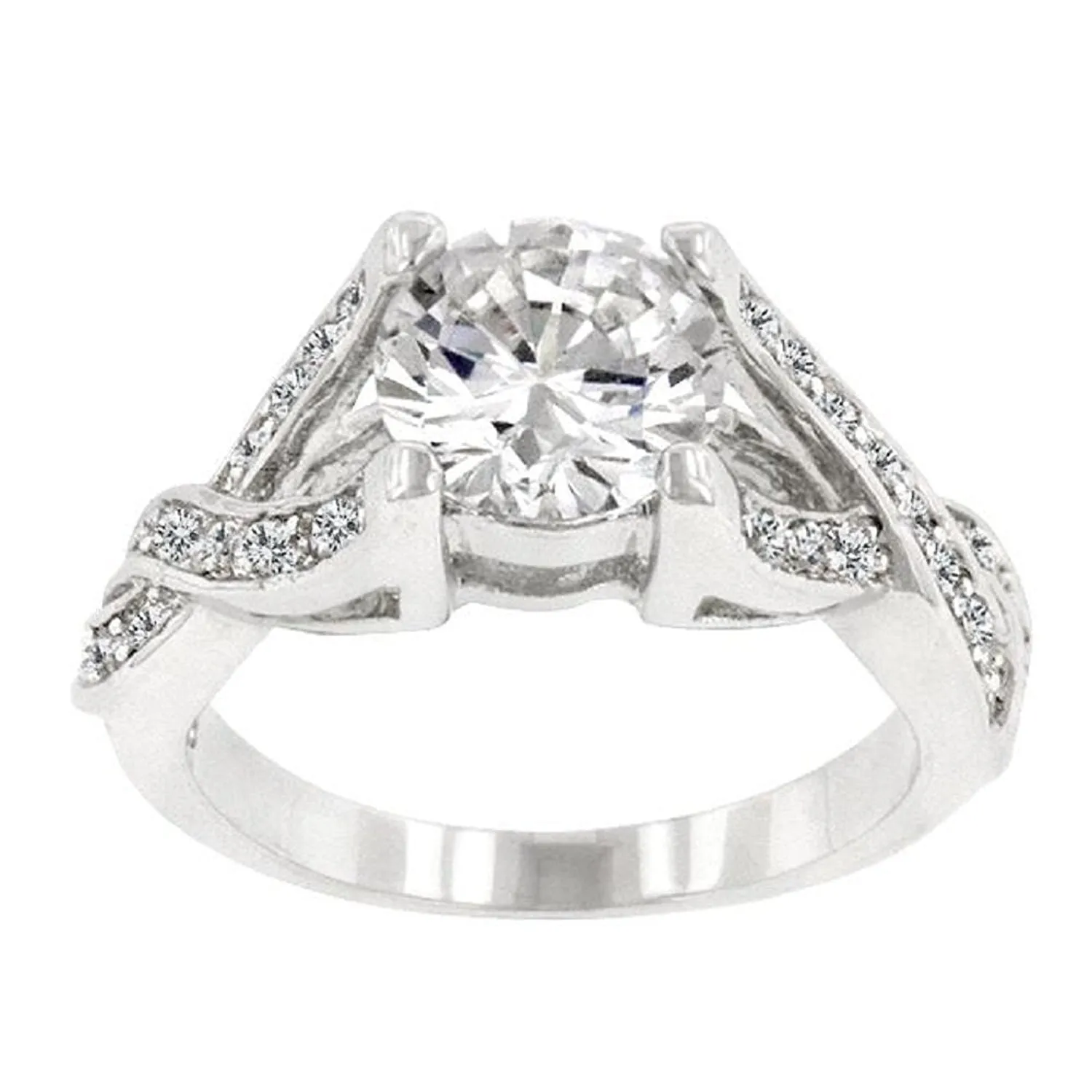 WildKlass Brilliant Twist Engagement Ring