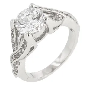 WildKlass Brilliant Twist Engagement Ring